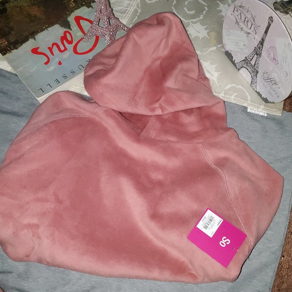 Juniors' SO® Minky Hoodie  Cuffed Size Juniors XL - Picture 3 of 7